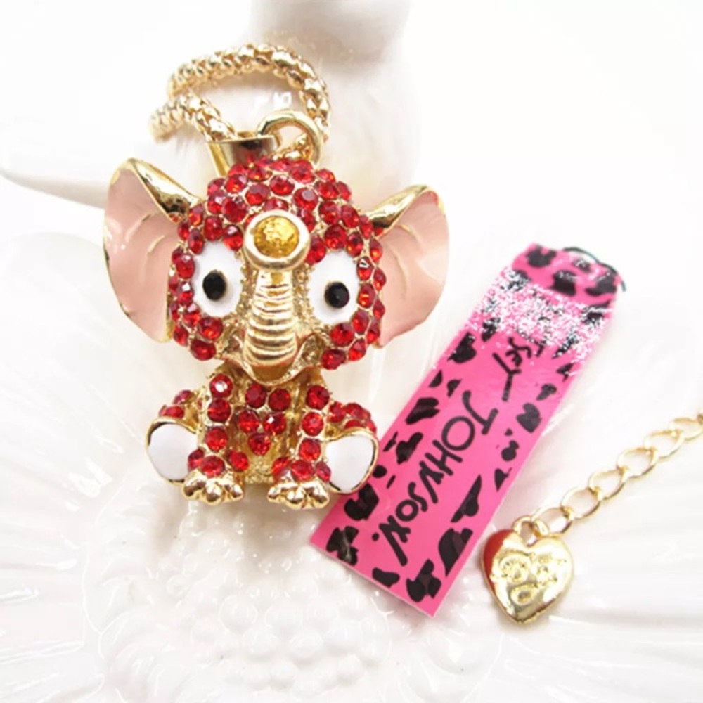 Red crystal elephant